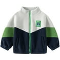 thumbnail image 1 of Gibobby Chamarra acolchada para niñasRecién Nacido bebé Unisex Otoño Invierno manga larga Patchwork abrigo chaqueta ropa(Marina, 1-2 Años), 1 of 5