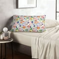 thumbnail image 6 of Daiia Retro Musi Disco Bedding Waterproof Pillow Protector Zippered Queen – Bed Bug Proof Pillow Encasement-14"x20", 6 of 6