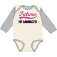 thumbnail image 3 of Inktastic Future HR Manager Boys Long Sleeve Baby Bodysuit, 3 of 5