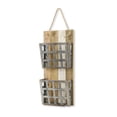 thumbnail image 3 of CheungsRattan 4673 2 Tier Metal Mail Shelf with Wall File Pocket, 3 of 3