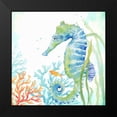 thumbnail image 2 of Coulter, Cynthia 20x20 Black Modern Framed Museum Art Print Titled - Sea Life Serenade III, 2 of 5