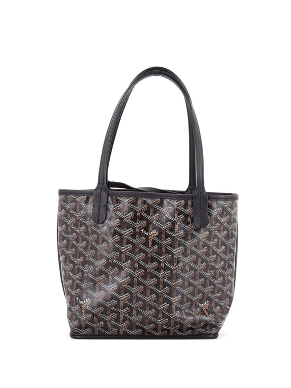 Pre-Owned Anjou Reversible Tote Coated Canvas Mini By Rebag