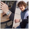 thumbnail image 6 of SKMEI Men Watch Digital Sports Watches for Womens Mens Multifunction Waterproof Wristwatch with 3Time/Alarm/Chronograph, 6 of 7