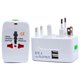thumbnail image 5 of Adaptador universal Cargador de corriente USB dual Convertidor Enchufe eléctrico de viaje internacional Enchufe de conversión portátil todo en uno Inevent DZ4388-00, 5 of 7