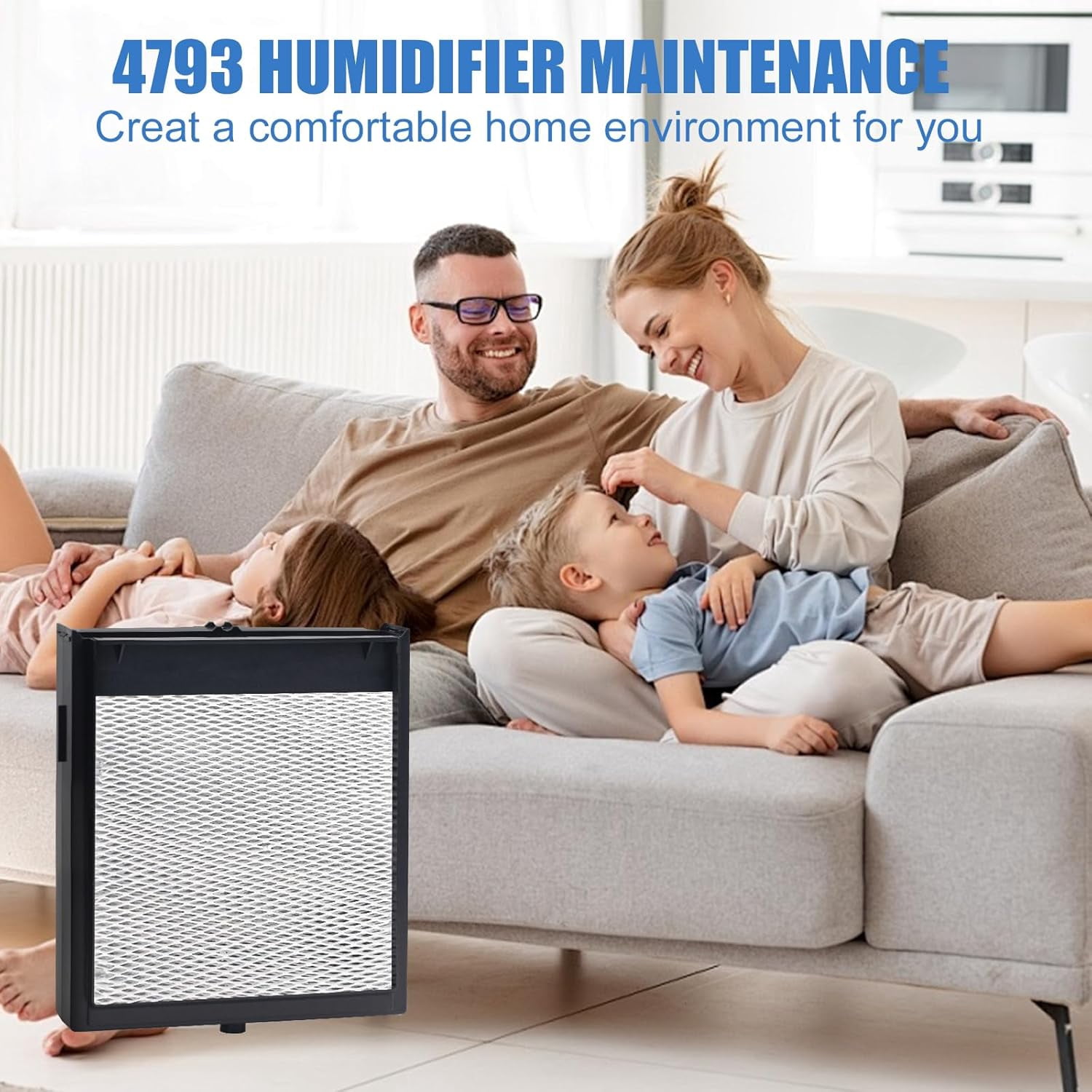 4793 Humidifier Filter  Kit for  550 550A 558 - Complete Maintenance Set with Water Panel No. 10, Strainer, Nozzle & Drain Parts