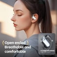 thumbnail image 3 of Wrongduck AI Translation Earbuds with 144 Language Real-Time Two Way Translator Headsets Open Ear Wireless Bluetooth for iPhone & Android Black, 3 of 7