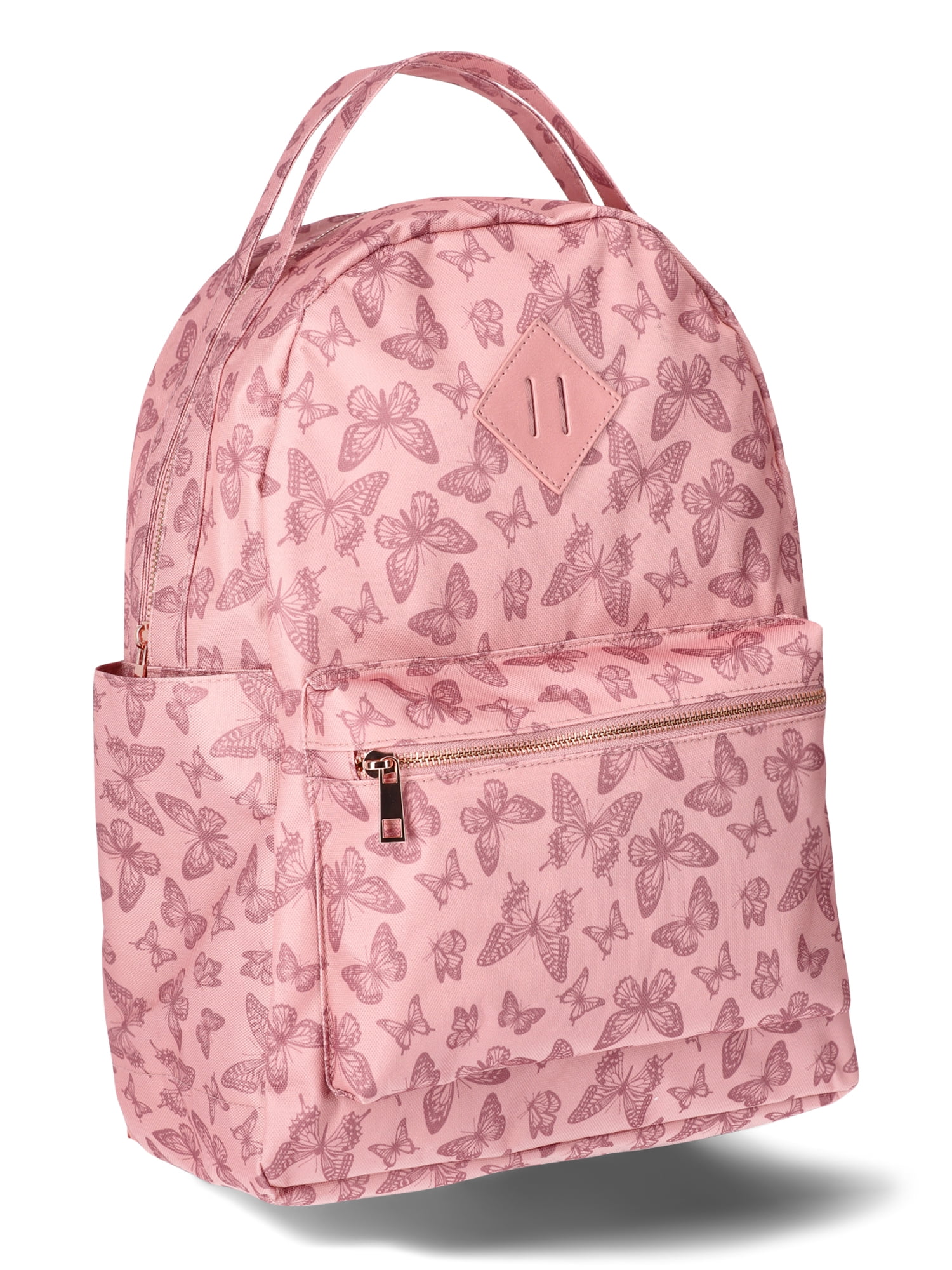No Boundaries Women's Dome Backpack, Rose Butterfly