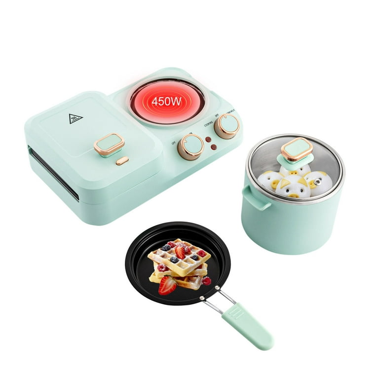 CACAGOO Breakfast Machine Household 3-in-1 Family Size Electric