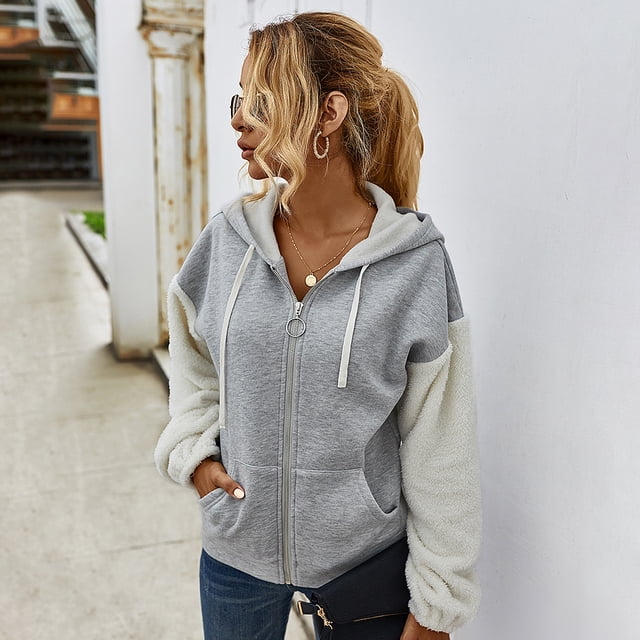REDHOTYPE Veste à Boutons Manches Longues pour Femmes avec Poches