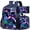 16" 3PCS Purple Game Backpack, variant on 3PCS Unicorn Backpack, 16" Rainbow Sequin Bookbag for Girls, Elementary Preschool Preschool School Backpacks with Lunch Box - Pink