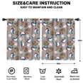 thumbnail image 2 of Blackout Kids Curtains,Baseball Items Pattern Childrens Insulated Curtains Set Of 2,Bedroom Essentials,Toddler Room Decor 52"x63", 2 of 5