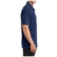 thumbnail image 3 of Yellow Rooster Mens Cotton Touch Performance Male Polo Shirt Estate Blue 2XL, 3 of 4