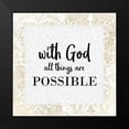 thumbnail image 2 of Kimberly, Allen 15x15 Black Modern Framed Museum Art Print Titled - God Will 1, 2 of 5
