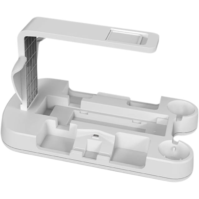 Jinsinto 6 Chargeurs de Rangement Multifonctionnels Station de Charge Support de Charge Station de Charge Support de Charge Console Support de Charge Blanc Poignée de Rangement P5 Abs