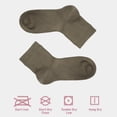 thumbnail image 6 of Cosyfeel® Women Loose Diabetic Socks | 4-Pair Neuropathy Ankle Socks for Ladies | Super Soft Eco-Friendly Thin Bamboo Material | Durable with Seamless Toe and Non-Binding Top | 4 Seasons, 6 of 7
