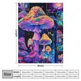 thumbnail image 4 of Shiartex Mushroom Blanket Mushroom Gifts for Women Soft Cozy Mushroom Throw Blanket All-Season for Sofa Couch Cottagecore Room Decor Mushroom Blankets for Adults Teen 50x60in, 4 of 6