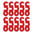 thumbnail image 2 of 10 Uds tensor de cuerda ajustador de cordón aleación de aluminio fácil operación fijación estable accesorio de Camping para tienda de campaña senderismo rojo, 2 of 12