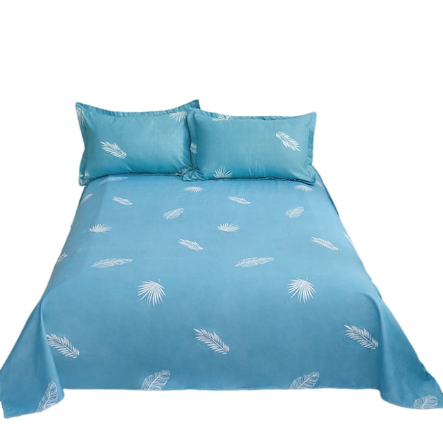 Full Size Sheet Set,Bedding Sets Full Bedding Set Bedding Sheet and Pillowcase 3 Piece Set with 2 Pillowcases 1 Flat Sheet Sheet Set Shrink Counterac Fade Counteractive Easy Care
