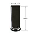 thumbnail image 4 of Azar 8" 2-Sided Revolving Pegboard Counter Unit Black (700508-BLK), 4 of 4
