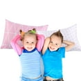 thumbnail image 6 of JISEN 2-Pack Soft Toddler Pillowcases - 100% Cotton, Pink Link/Dot, Fits Pillows 13"x18" or 12"x16", 6 of 7