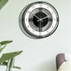 Japceit Style Nordique Wall Clock Silencieux Transparent Acrylique Horloge pour la Décoration Intérieure – image 1 sur 1