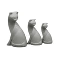 thumbnail image 2 of Colección de figuras de gatos pequeños a escala 1/12, estatua pequeña y linda, modelo de animal de simulación Gris, 2 of 9