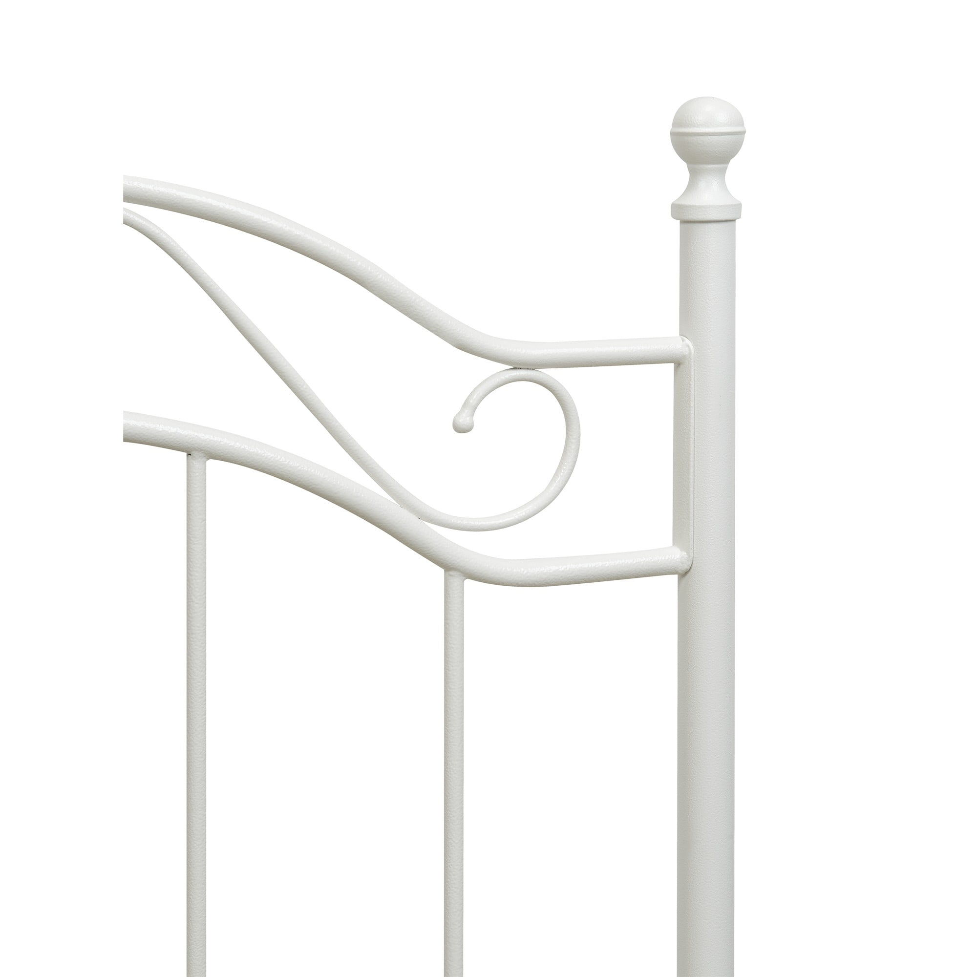 DHP Metal Bed, Bedroom Furniture, Twin Size Frame, White