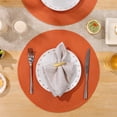 thumbnail image 4 of Juego de 4 manteles redondos SHACOS para mesa de comedor otoño/otoño, 4 of 9