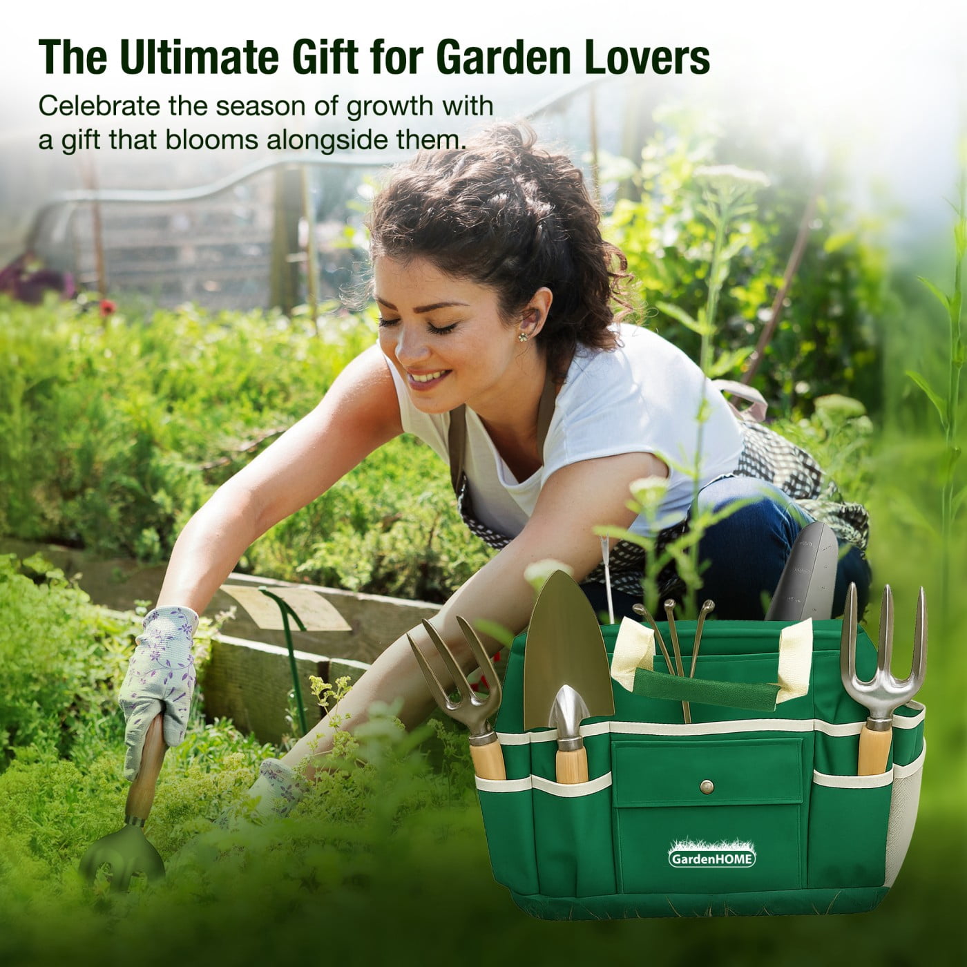 Gardenhome 7-Piece All-in-One Garden Tool Set