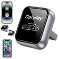 thumbnail image 1 of 2026 Wireless CarPlay Adapter for iPhone & Android Auto, 2 in 1 Plug & Play USB-A/Type-C Port, Fast Convert Wired to Wireless, No Delay for iOS 10+ & Android 11+, with Realtek 8730E Chip, 1 of 7