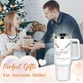 thumbnail image 2 of Personalized Tumblers With Names, Custom 40 Oz Tumbler With Handle Straw, Travel Coffee Tumbler Cup Mug For Women Men, Customized Anniversary Birthday Gifts For Boyfriend Girlfriend Couple, 2 of 6