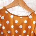thumbnail image 4 of Coerni Toddler Girl Summer Dress Kids Casual Dresses Polka Dot Fly Sleeve Princess Dresses Beach Sundress 3 to 7 Years, 4 of 8