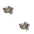 thumbnail image 2 of Toystoory Macetas de dibujos animados en forma de animales de resina, macetas duraderas para jardines, maceta de conejito de belleza, Type2 NO2, 2 of 6