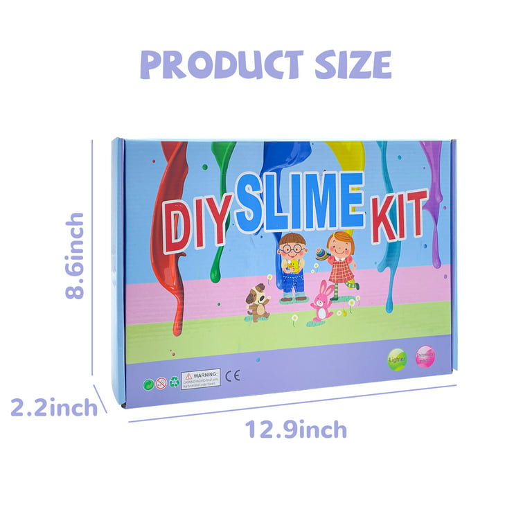 Ultimate Slime Kit for Girls 10-12 | Perfect Toys for Girls 7-12 Years Old  | Complete DIY Slime Making Kit for Kids and Boys | Christmas Party Favors