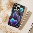 thumbnail image 6 of Sparkling Glitter Heart iPhone Case, Shimmering Galaxy Design for Women Men, Perfect Valentine’s Day Gift Compatible with iPhone 11/12/13/14/15/16 (Pro Max/Plus), 6 of 9
