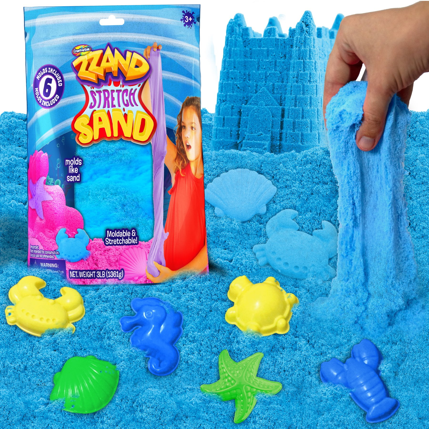 Creative Kids Zzand Stretch Sand Sand Kit - Purple — MoJoy Studio