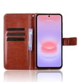 thumbnail image 5 of Wallet Case for Samsung Galaxy A37 5G with Card Holder, PU Leather Flip Phone Case with Kickstand Magnetic Closure Wrist Strap Brown, 5 of 5