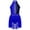 Blue, variant on inhzoy Kids Girls Shiny Rhinestone Sleeveless Figure Skating Dress Blue 16