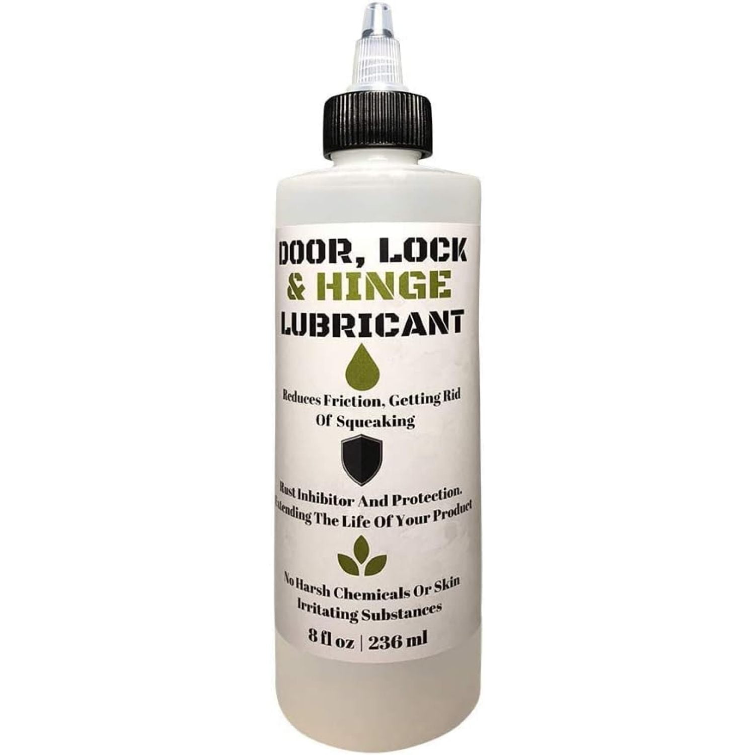 Door, Lock, and Hinge Lubricant 8 Oz Great for Sliding Doors, Garage Doors, Stiff Hinges