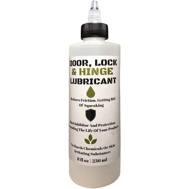Door, Lock, and Hinge Lubricant 8 Oz Great for Sliding Doors