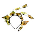 thumbnail image 6 of SSKFHGI Fairy Butterfly Hair Head Band Headband Garland Prop Hoop Women Party Girl, 6 of 8