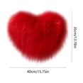 thumbnail image 3 of IOTdou Heart Pillow Valentine's Day Pillow Love Plush Throw Pillow 15.8 inch Decorative Cushion for Home Office Couch Valentines, 3 of 6