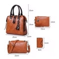 thumbnail image 2 of Set 4 Bolsas Moda Mujer Dama Colgante de Gato Negras Lab.G Set De Bolsas, 2 of 4