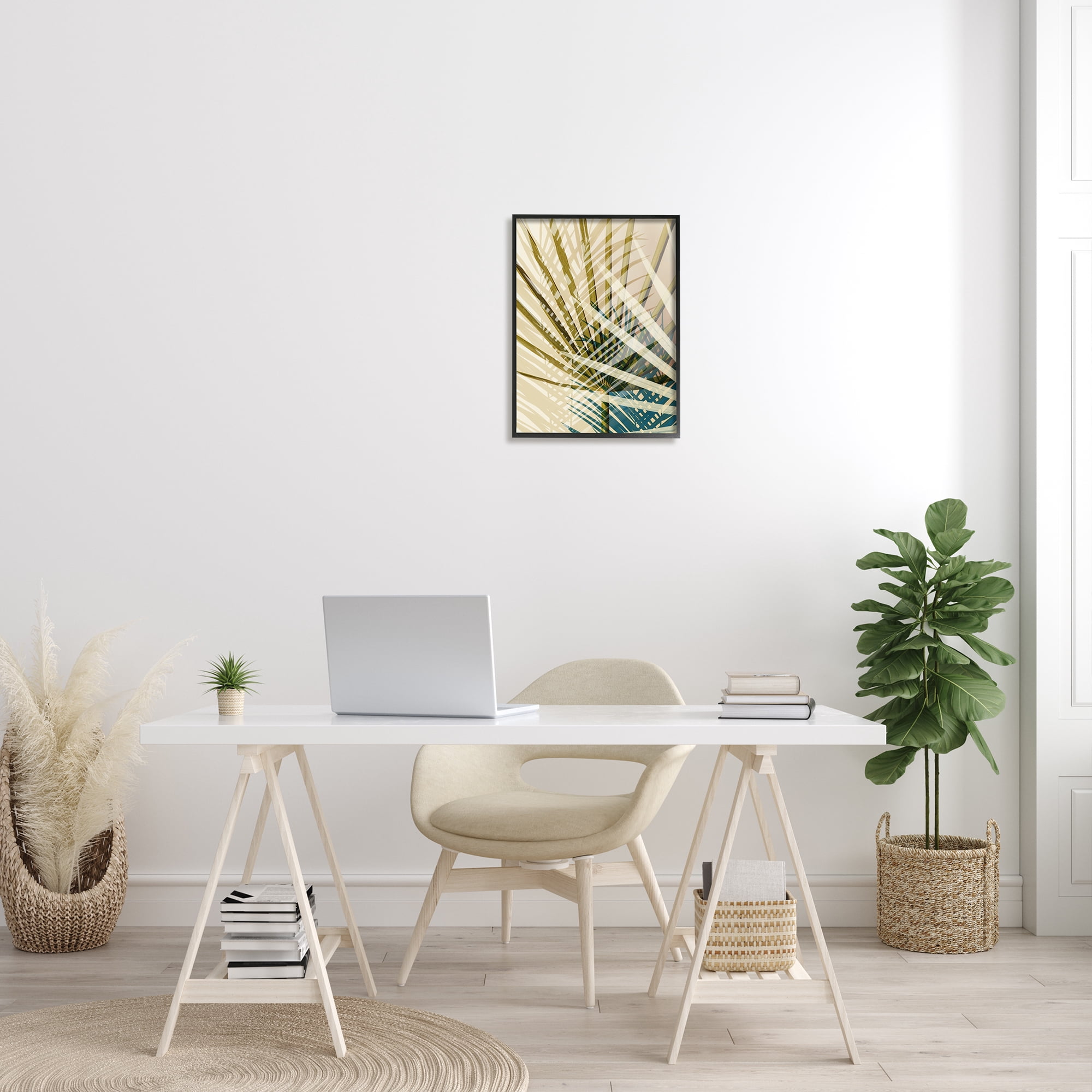 Stupell Industries Expressive Summer Palms Tropical Leaf Arrangement Modern Abstraction, 16 x 20, Design by Ian Winstanley