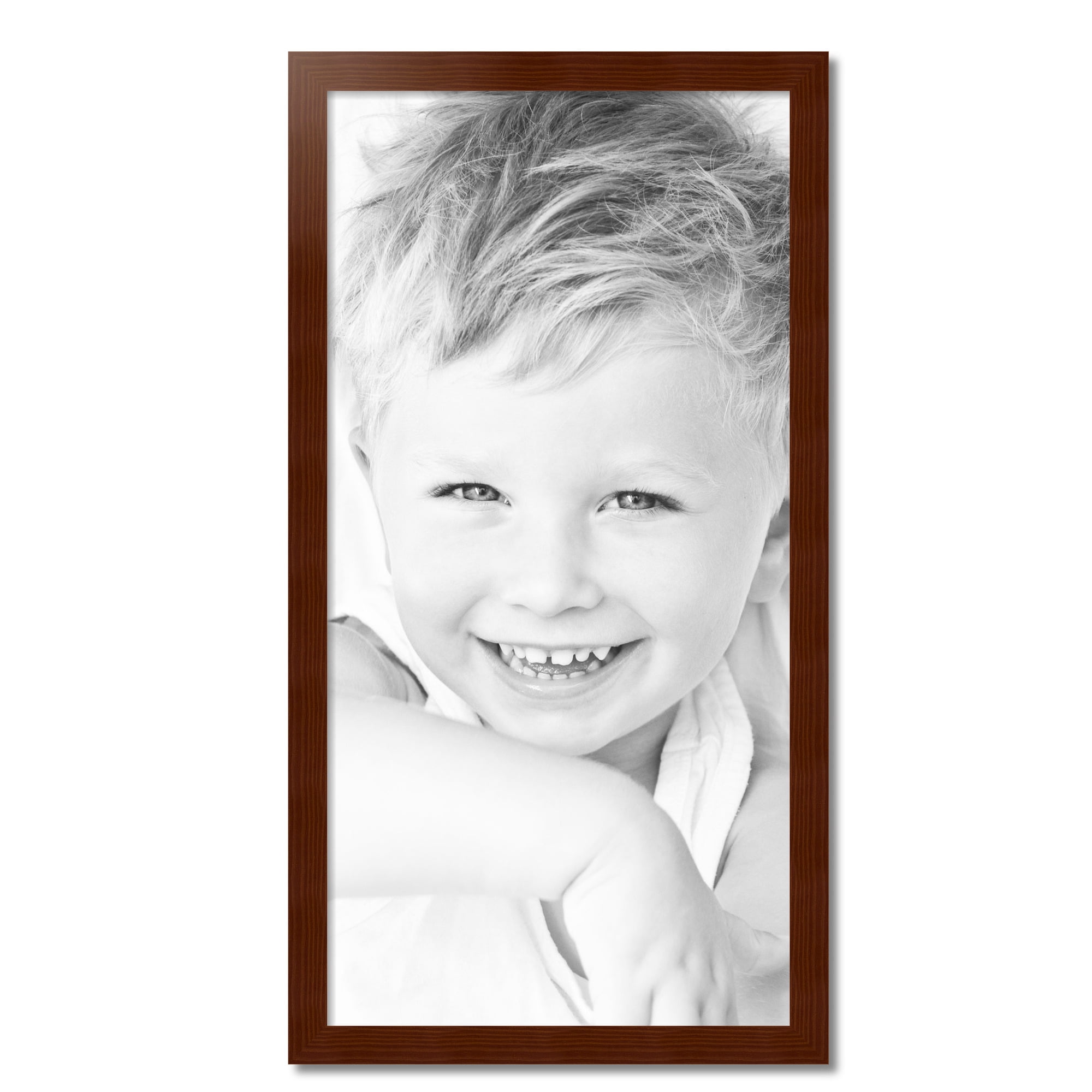 ArtToFrames 24" x 48" Honey Picture Frame, 24x48 inch Brown Wood Poster Frame (WOM-4349)