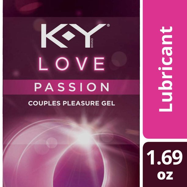 KY Love Passion Waterbased Lubricant, for Couples Pleasure Gel 1.69