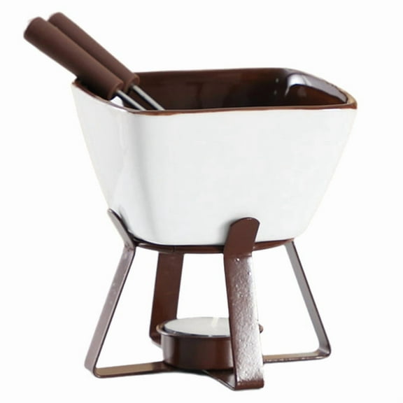 Chocolate Fondue Cup Set Melting Pot Set Chocolate Cheese Butter Cup A,1 * chocolate fondue cup