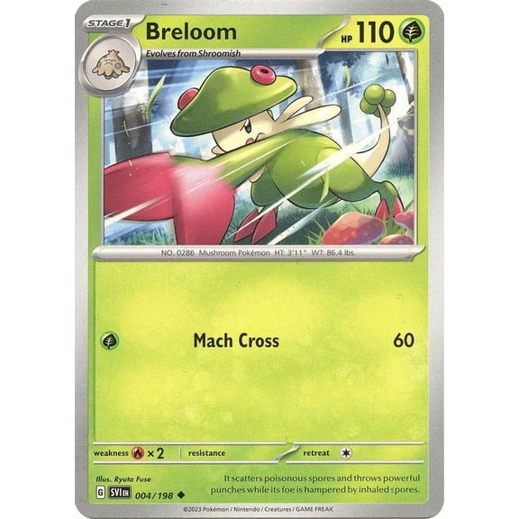 Pokemon Scarlet & Violet Base Set Uncommon Breloom #4