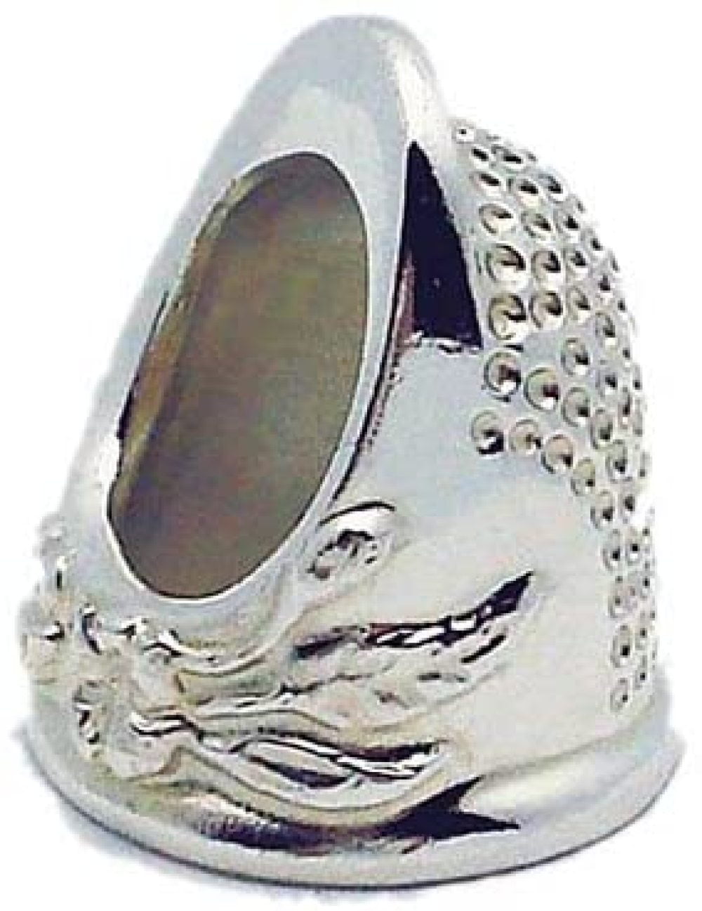 Roxanne Solid Sterling Silver Size 4.5 Thimble by Colonial Needle Co 