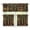 Camo Hunting, variant on Yuyamidu Blue Marble Kitchen Window Curtains Valance and Tier 3 Panel Set Thicken Short Tier Curtains with Rod Pocket Soft Contemporary Trendy Valances